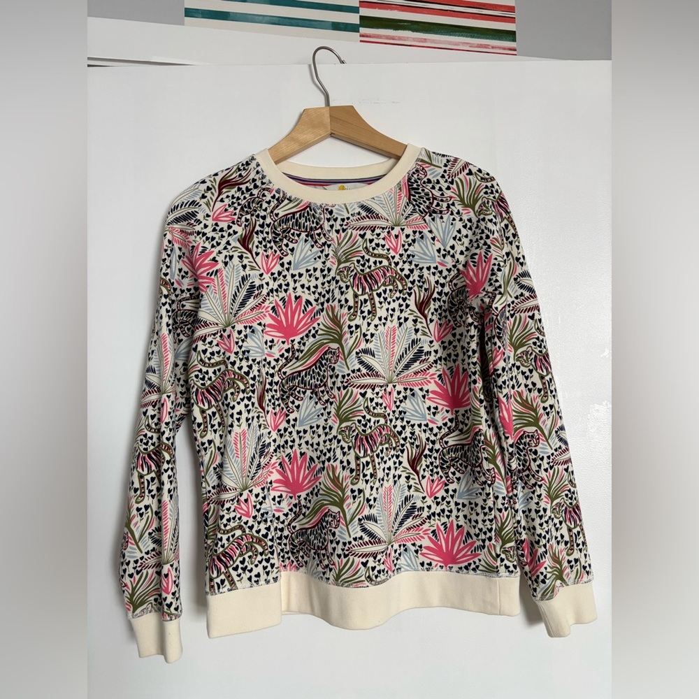 Boden Multicolor Jungle Cat Sweatshirt